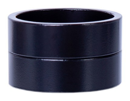 Проставочное кольцо 1-1/8" 10mm AL Kenli черн. 2 шт RIN-064