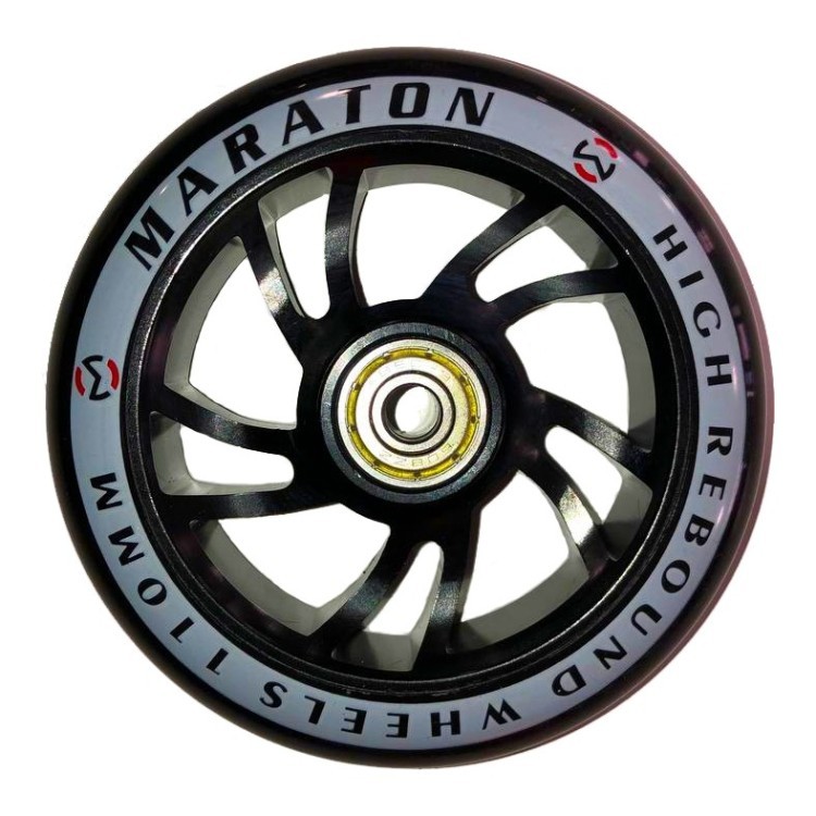 Колесо Maraton 110 мм, алюмінієве, чорне 3889191