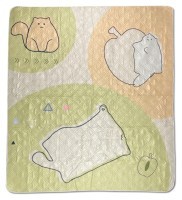 Килимок для пікніка водостійкий Naturehike CNK2350WS010, 210x240 см, світло-салатовий з принтом