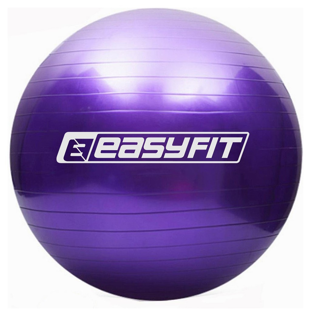 М'яч для фітнеса EasyFit 65 см фіолетовий EFIT_EF-3007-V