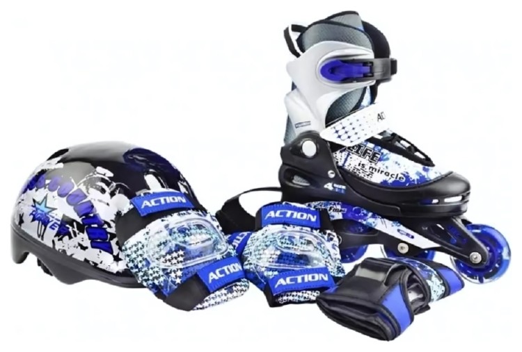 Роликовые коньки Action ZERO (компл)/Blue/26-29 PW117CE308905/26-29