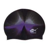 Шапочка для плавания Dolvor MC, черно-фиолетовый