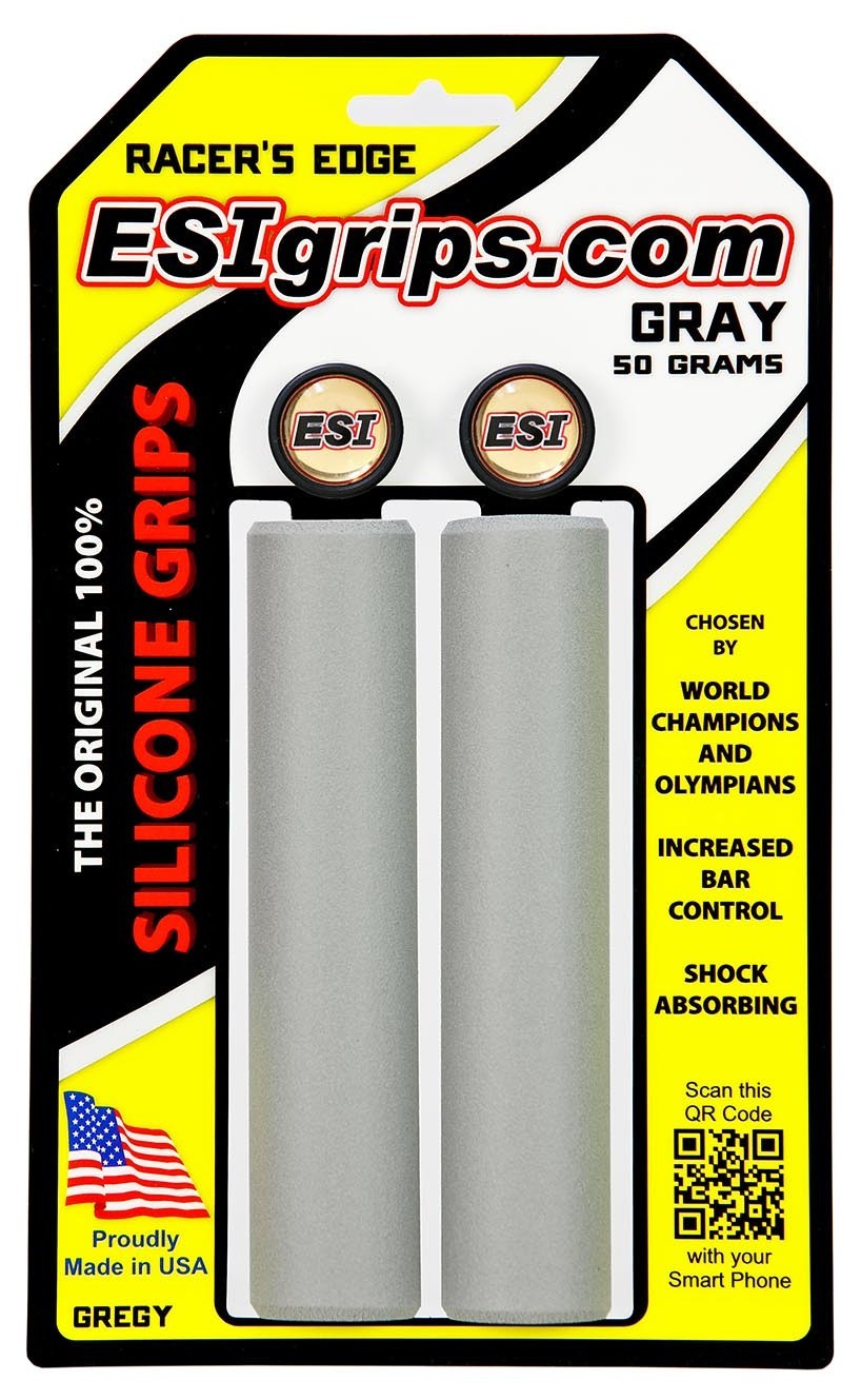Гріпси ESI Racer's Edge Gray (сірі) OBOD_GREGY