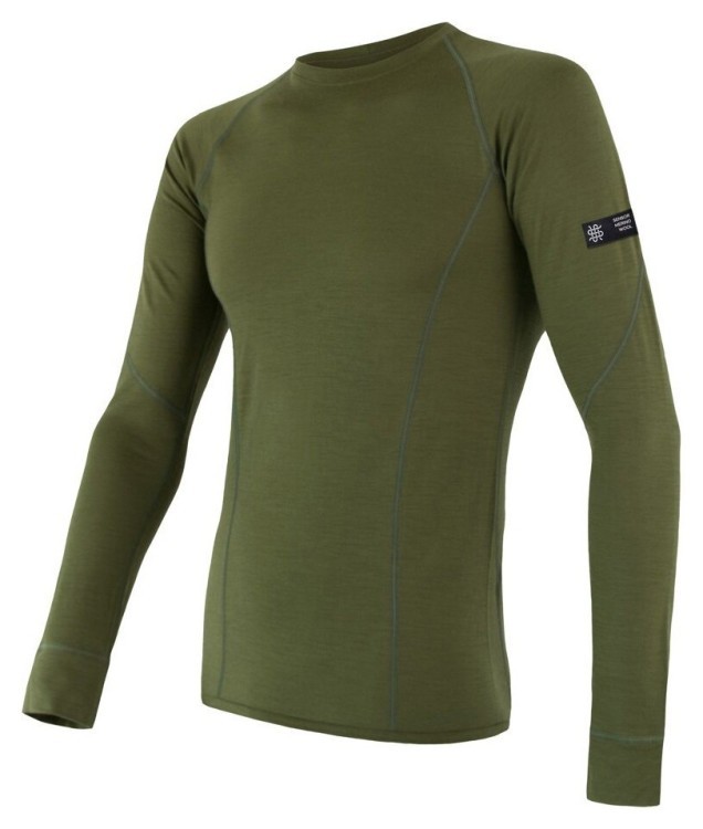 Термофутболка чоловіча Sensor Merino Active LS safari 17200019, SM11MA-safari SM11MA-safari-L