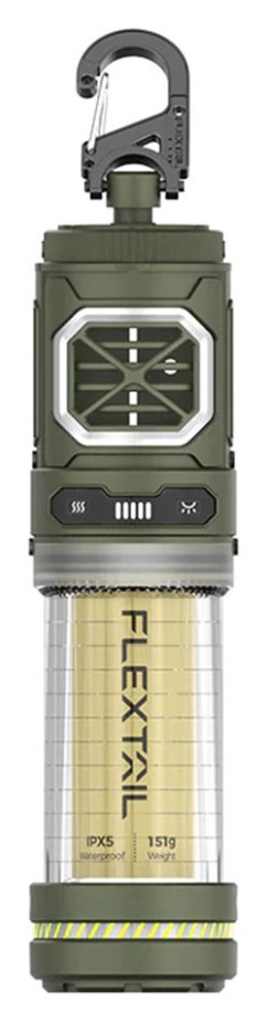 Фумігатор-ліхтар кемпінговий Flextail Tiny Repel S, зелений FNR_TRS4800-GN-i