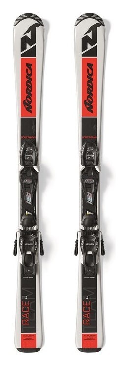 Ліжі гірські комплект для підлітків Nordica TEAM J FDT+JR 7.0 130см Black/red/white (0A0345+0C9022ME001) RCH_16226