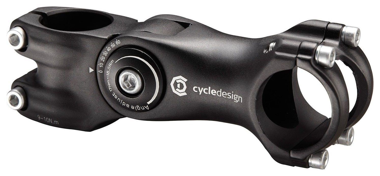 Вынос руля для велосипеда Cycledesign 1 1/8″ 0-60° 105мм Black (CDHS0003) RCH_19749