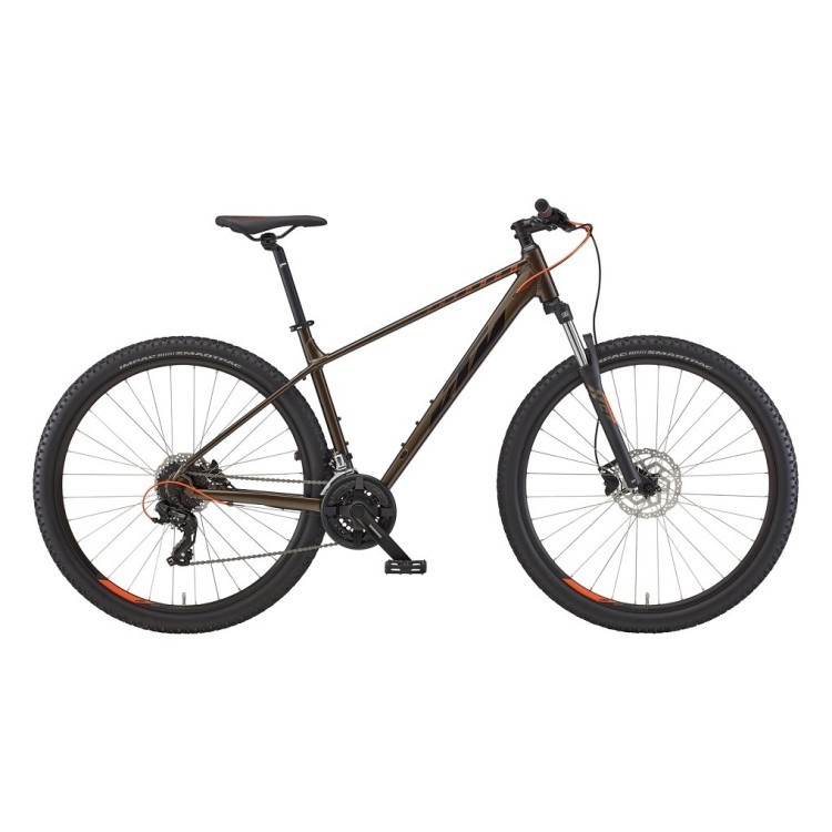 Велосипед KTM CHICAGO 292 29 " рама M / 43, темно-зелений (чорно-помаранчевий), 2022 22813133
