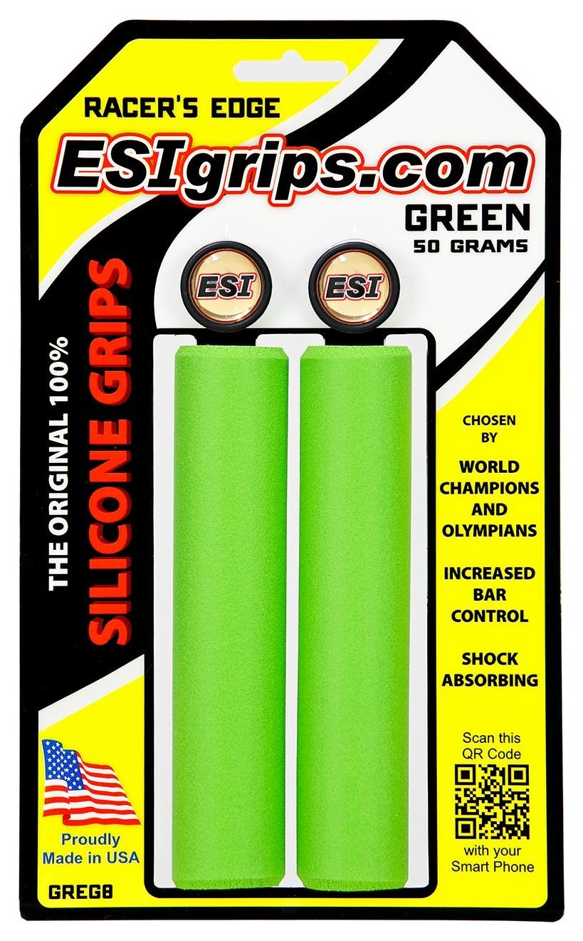Гріпси ESI Racer's Edge Green (зелені) OBOD_GREG8