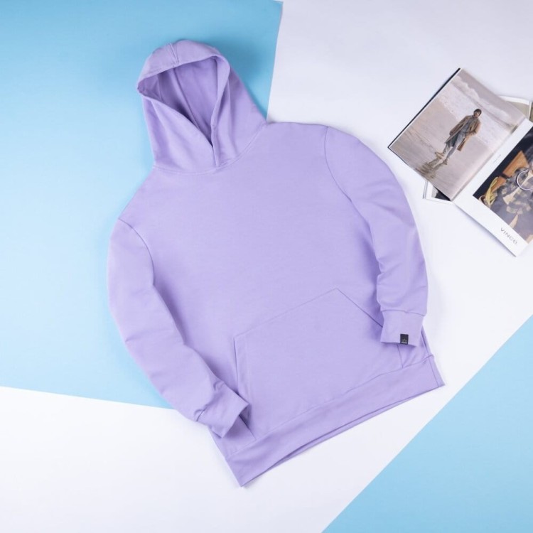 Чоловіче демісезонне худі з капюшоном лілове Pobedov 001 POB_00000000991