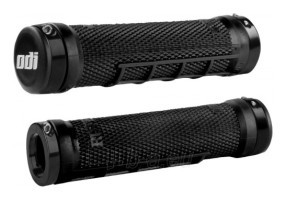 Грипсы ODI Ruffian MX MTB Lock-On Bonus Pack Black w/Black Clamps (черные с черными замками)