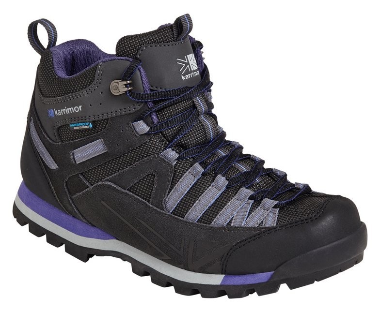 Ботинки трекинговые женские Karrimor SPIKE MID 3 WEATHERTITE W 39 (6.0UK) Black/purple (K951-BKP) RCH_11809