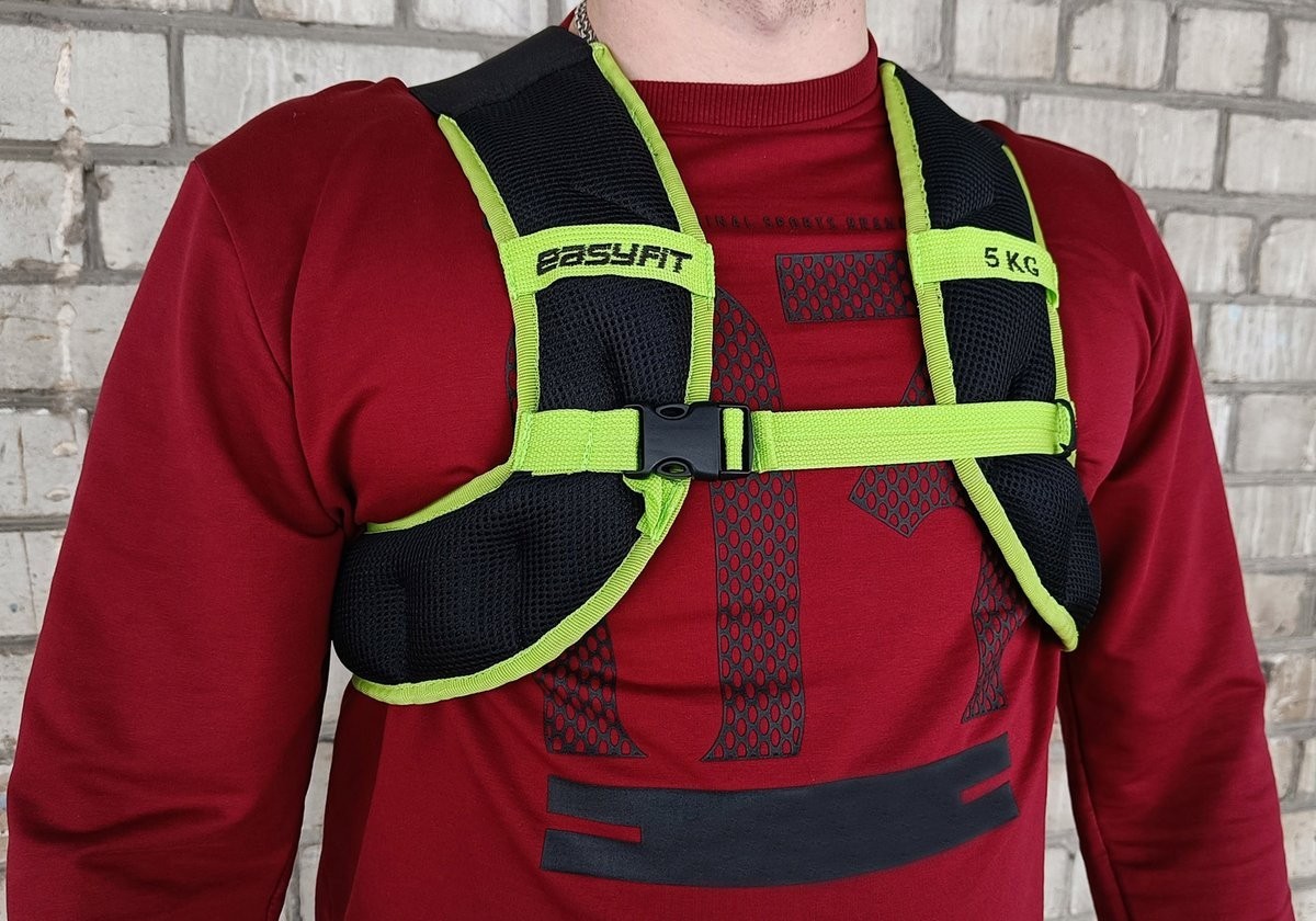 Жилет-утяжелитель EasyFit JetPack 5 кг с металлическими шариками EFIT_EF-JP-0005