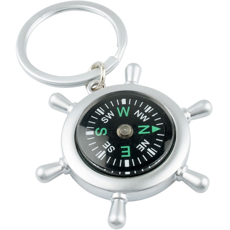 Munkees 3156 брелок-компас Rudder Compass steel 3156-ST