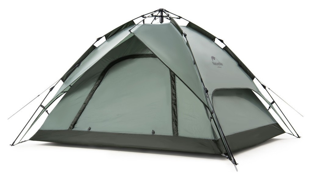 Палатка трехместная автоматическая Naturehike NH21ZP008, оливково-зеленая FNR_6927595777442