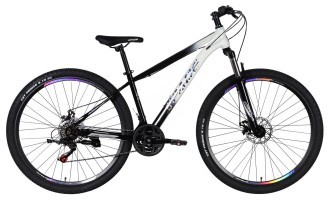 Велосипед ST 29" SPACE MARS DD FR рама-16" чорний з білим 2026