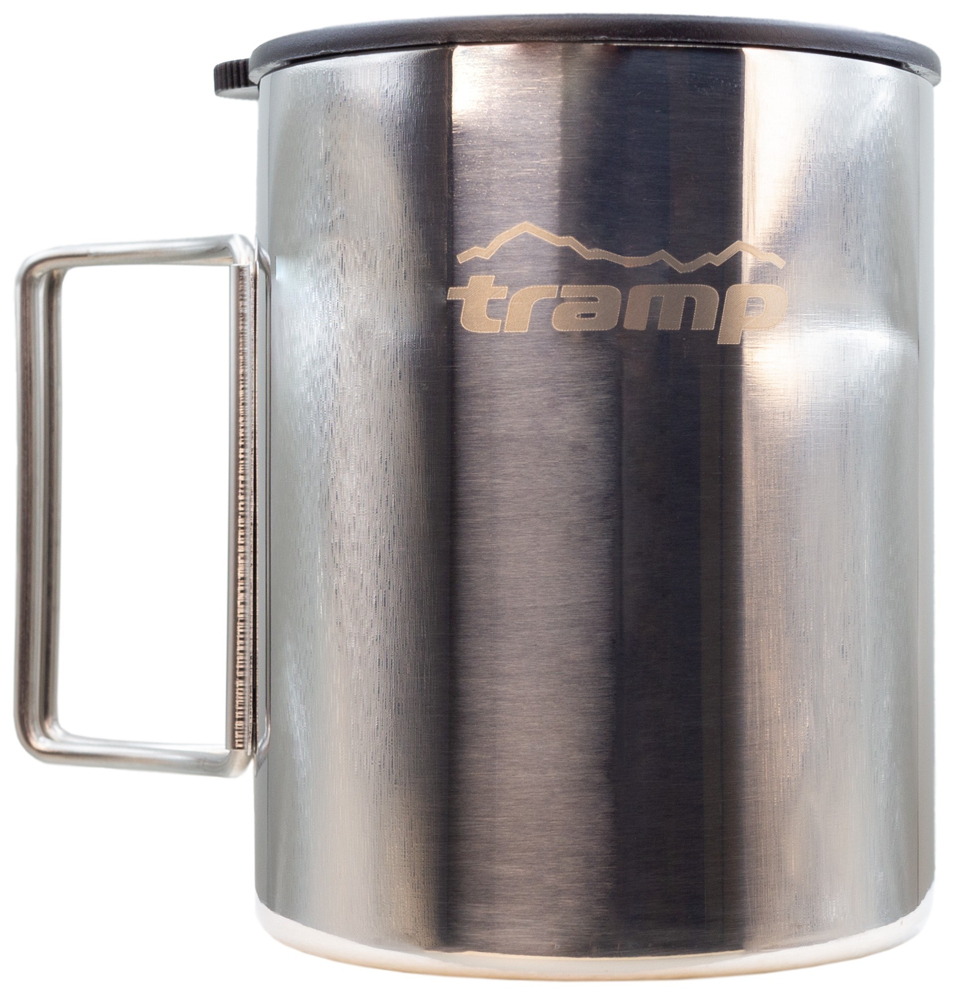 Термокружка TRAMP со складными ручками и поилкой 500мл UTRC-142 metal UTRC-142-metal