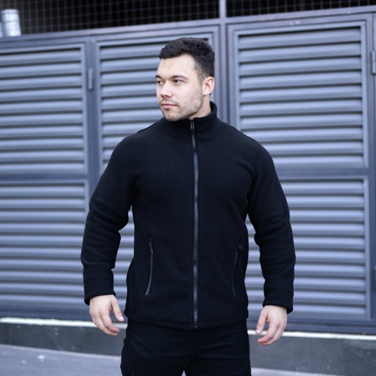 Толстовка флісова Pobedov Voin Чорний 2XL BLto2 5402XLba POB_00000008347