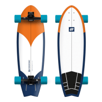 Hydroponic Fish Surf Skate 31,5" серфскейт - Radikal Orange /Navy