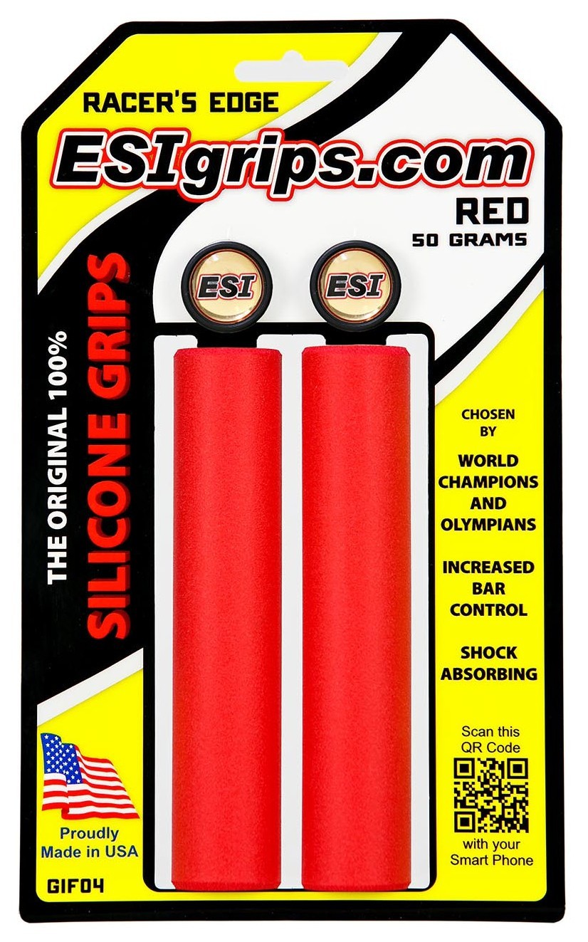 Гріпси ESI Racer's Edge Red (червоні) OBOD_GIF04