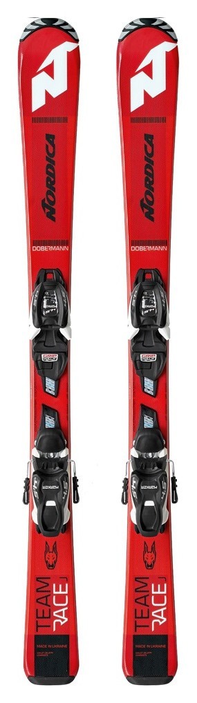 Ліжі для підлітків комплект Nordica TEAM J RACE FDT+JR 7.0 130см Red/black (0A9162+0C9022ME) O RCH_21951