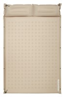 Матрац туристичний із подушкою, самонадувний двомісний Naturehike CNK2550WS025, вологостійкий, 200х130х3 см, бежевий