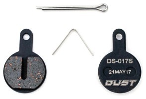 Колодки тормозные disc Полуметалл DUST DS-17S YINXING DB-01 AM (брендированная упаковка)