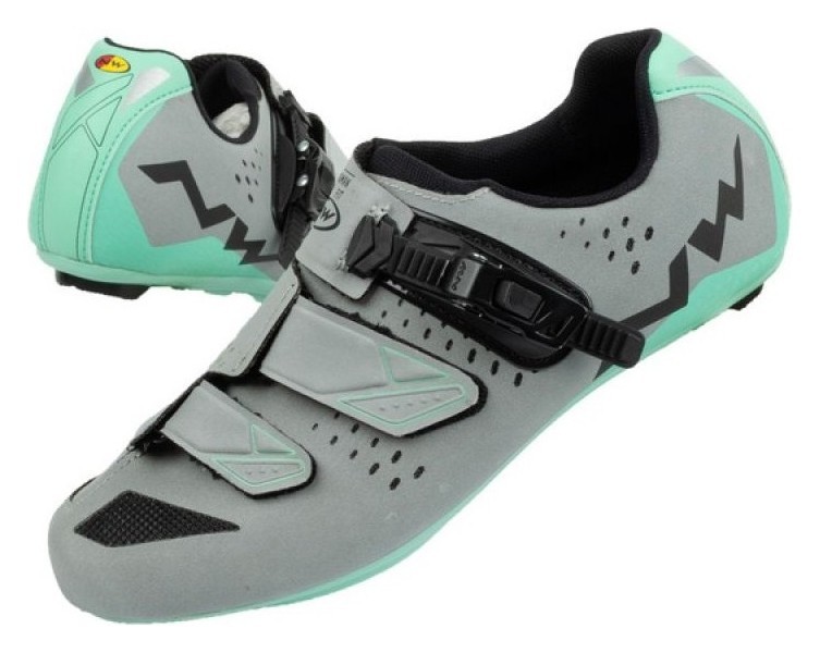 Туфлі велосипедні Northwave VERVE SRS W 37 (6.5US) Gray/silver green (80171018-88) RCH_18499