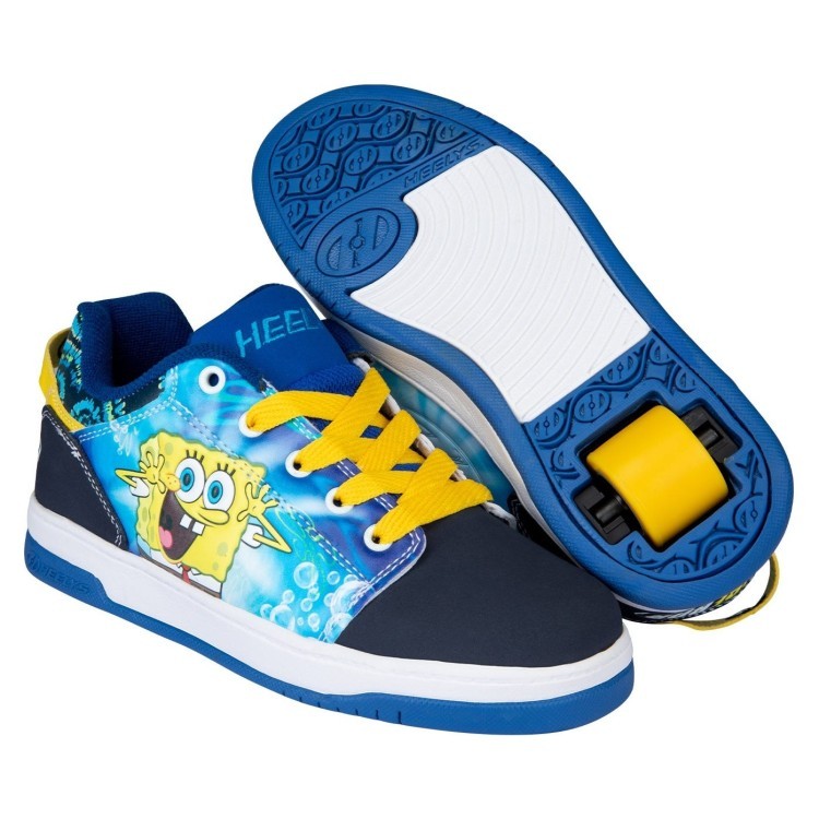 Роликовые кроссовки Heelys X SpongeBob Voyager Navy Yellow Sky Blue HES10491 4862842