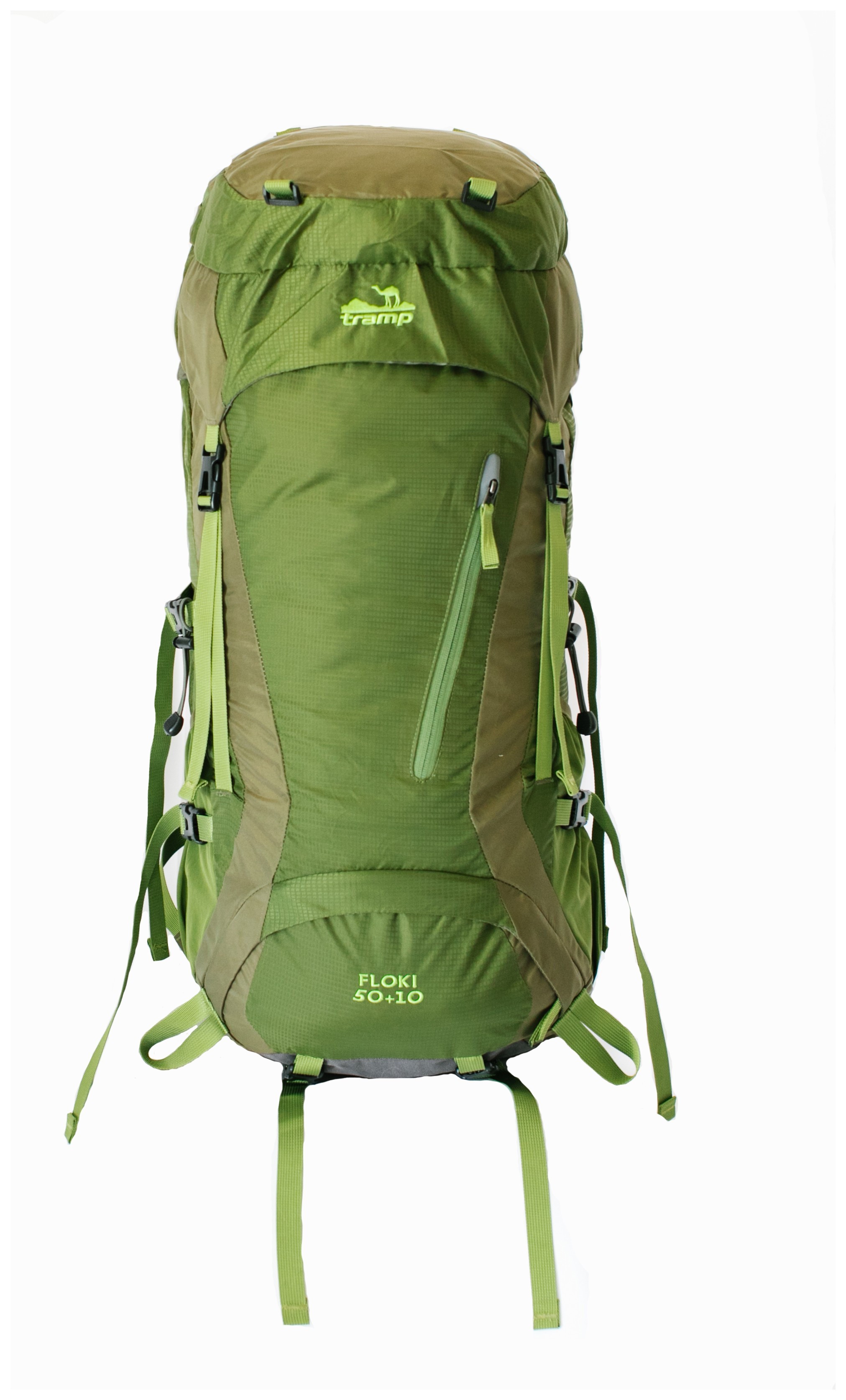 Рюкзак Tramp Floki туристический зеленый/масло 50+10л UTRP-046 UTRP-046-green