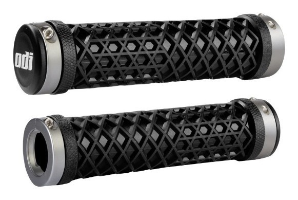 Грипсы ODI Vans® Lock-On Grips, Black w/ Graphite Clamps, черные с графитовыми замками OBOD_D30VNB-G