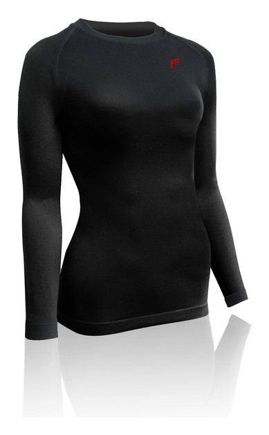 Термобелье для взрослых: женская кофта Fuse MEGALIGHT 240 HEAT LONGSHIRT WOMAN M Black RCH_12251