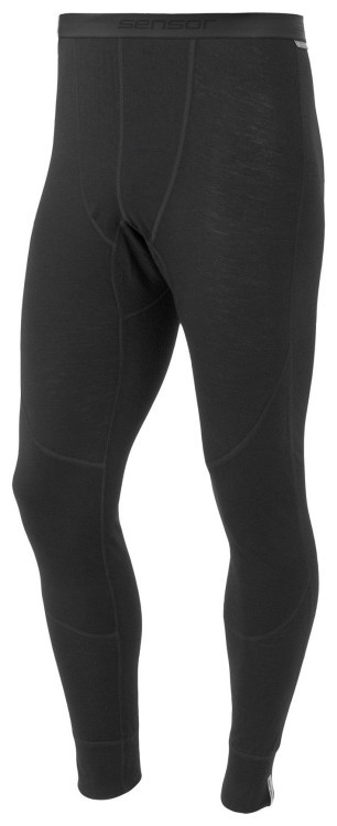 Термоштаны мужские Sensor Merino Active black 11109028, SM23MA-black SM23MA-black-L