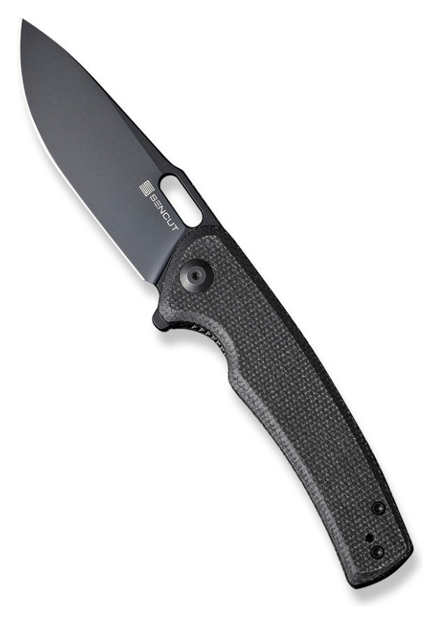 Ніж складаний туристичний Sencut Vesperon, (8.5 см) 9Cr18MoV / Micarta чорний FNR_S20065-3