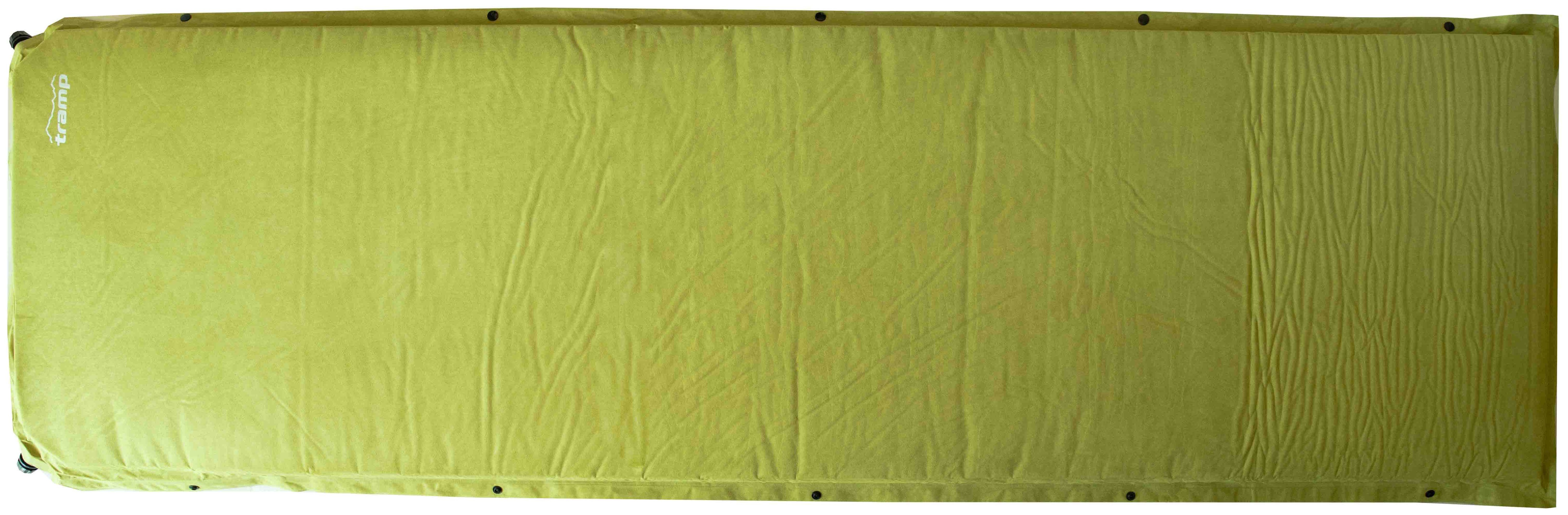 Коврик самонадувний Tramp комфорт зі можливістю зістібання olive 190х65х9 UTRI-016 