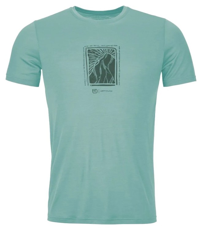 Футболка Ortovox 120 Cool Tec Mtn Cut Ts Wmn GRG_025.001.1218