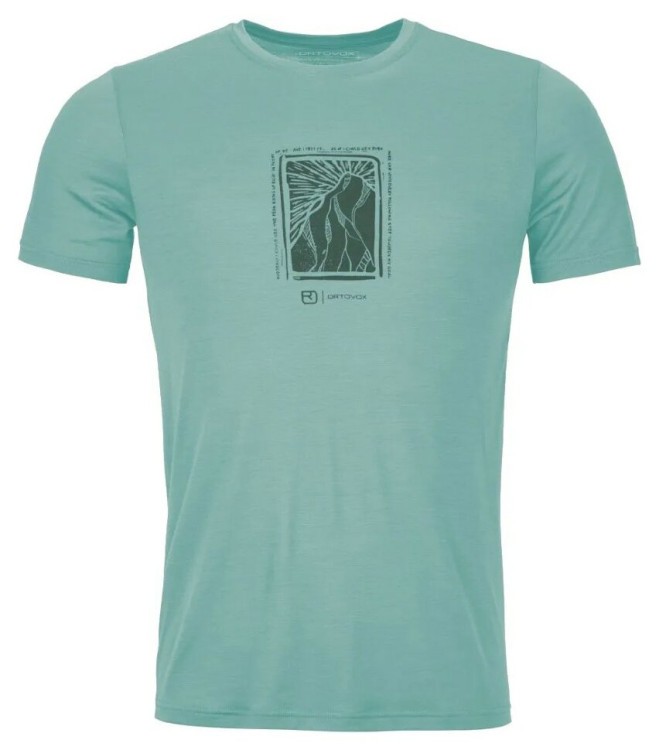 Футболка Ortovox 120 Cool Tec Mtn Cut Ts Wmn GRG_025.001.1218