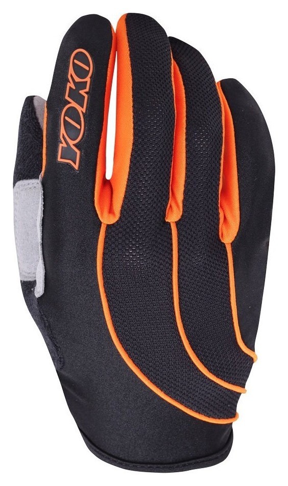 Перчатки для дорослих Yoko YBG 30.1 LONG FINGER MEN 8″ Black/orange (36062) RCH_23036