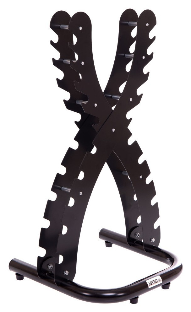 Стойка вертикальная для гантелей на 10 пар Zelart TA-2268 (металл, размер 63x58x120см, черный) RNS_TA-2268