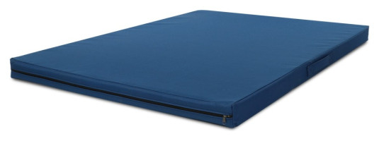 Мат спортивный складной в чехле из тентовой ткани размер 1,4x1м x 8см UR Zelart C-3542 (тентовая ткань, поролон, цвета в ассортименте)