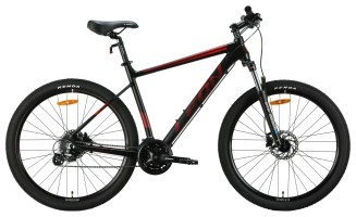 Велосипед AL 27.5" Leon XC 80 HDD рама-20" чорний з червоним (матовий) 2024