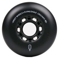 Колеса для роликів Flying Eagle Crocanti 88А 4 шт чорні
