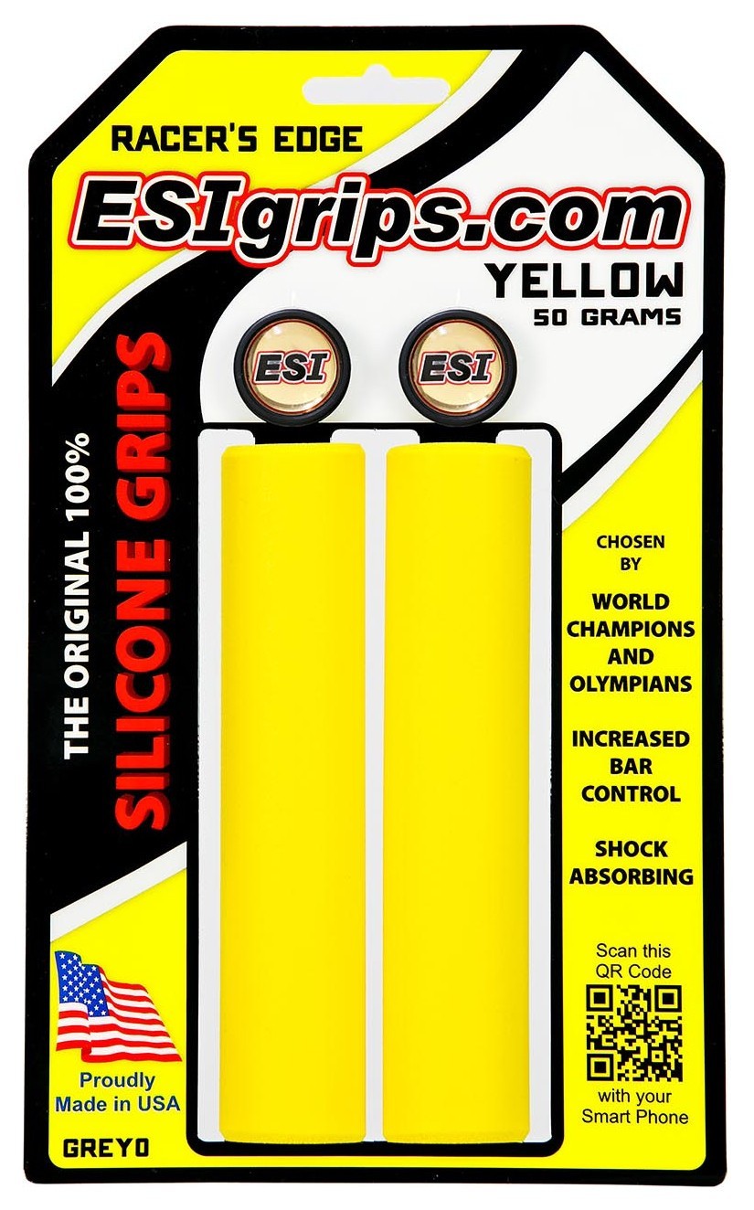 Гріпси ESI Racer's Edge Yelllow (жовті) OBOD_GREY0