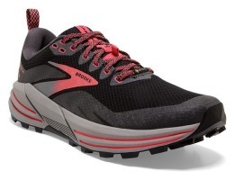 Кроссовки женские Brooks CASCADIA 16 GTX W 39 (8.0US) Black/black pearl/coral (1203641B071)