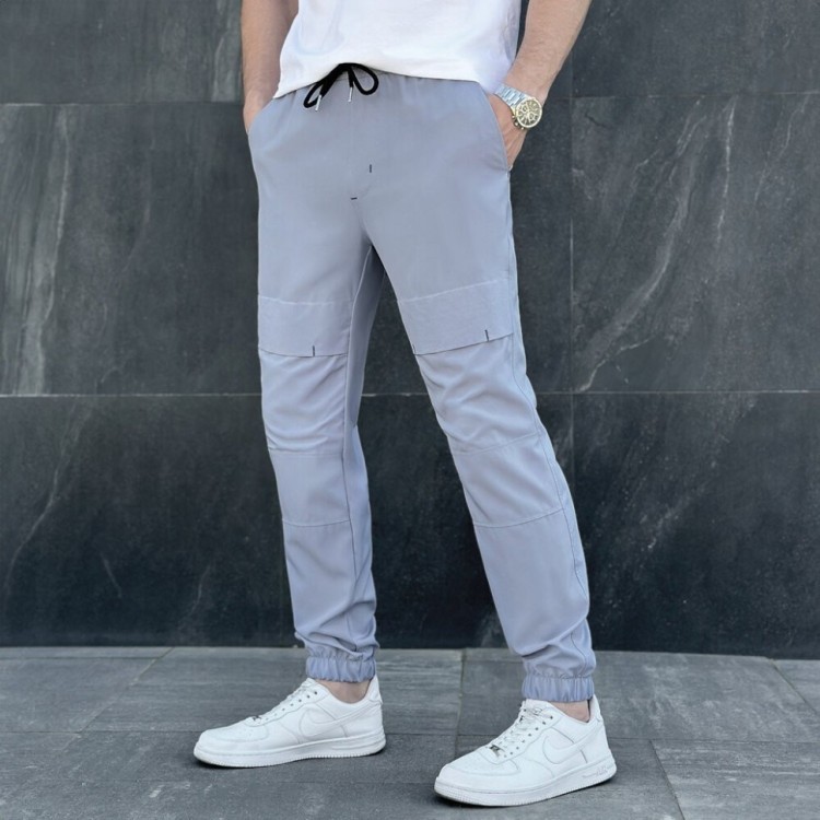 Чоловічі штани джогери з кишенями сірі Pobedov Vershyna POB_00000006266