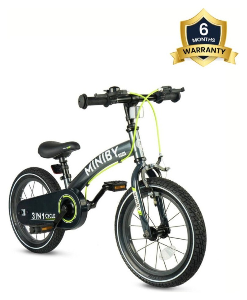 Велосипед 3in1 Q PLAY MINIBY Grey (Blue) MRTN_3705