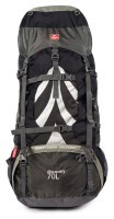 Рюкзак туристичний Naturehike NH70B070-B, 70 л + 5 л, чорно-сірий