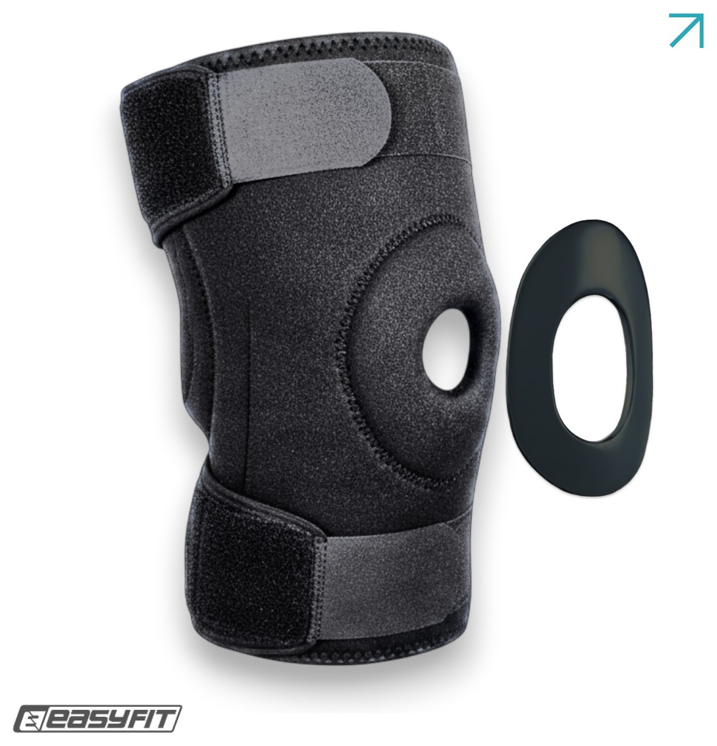Наколінник-ортез EasyFit із пателярним кільцем EFIT_EF-0080