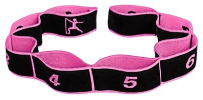 Еспандер стрічка EasyFit з петлями для тренувань рожевий (EASY)