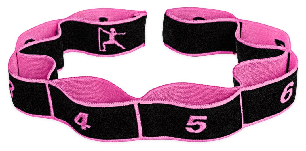 Еспандер стрічка EasyFit з петлями для тренувань рожевий (EASY) EFIT_EF-1682-BP